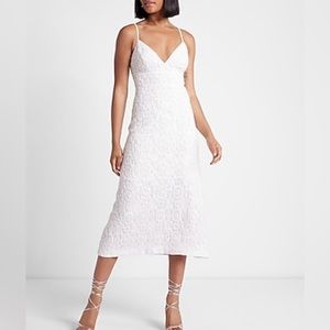 EXPRESS Limited Edition Sequin Lace V-Neck Midi Dress NWT SIZE 12 $298 sold out